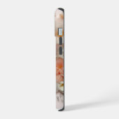 Grapefruit und Blume iPhone 15 Hülle (Linke Seite)