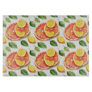 Grapefruit und Lemons Polka Dot Citrus Schneidebrett