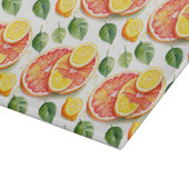 Grapefruit und Lemons Polka Dot Citrus Schneidebrett (Ecke)
