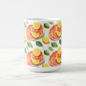 Grapefruit und Lemons Summer Vibes Kaffeetasse (Mittel)