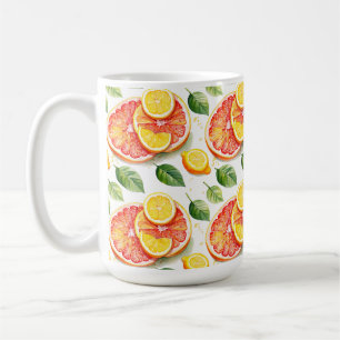 Grapefruit und Lemons Summer Vibes Kaffeetasse