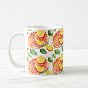 Grapefruit und Lemons Summer Vibes Kaffeetasse