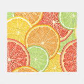 Grapefruit und orange abstrakter Hintergrund. Fleecedecke (Vorderseite (Horizontal))
