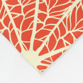 Grapefruit und orange abstrakter Hintergrund. Fleecedecke (Ecke)