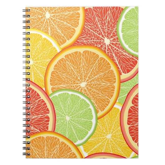 Grapefruit und orange abstrakter Hintergrund. Notizblock (Vorderseite)
