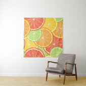 Grapefruit und orange abstrakter Hintergrund. Wandteppich (Beispiel (Horizontal))