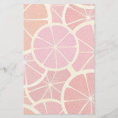 Grapefruit Vintag Briefpapier (Vorderseite)