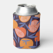 Grapefruit Vintag, tropisches Fruchtmuster. Dosenkühler (Kanne Vorderseite)