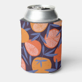 Grapefruit Vintag, tropisches Fruchtmuster. Dosenkühler (Kanne Rückseite)
