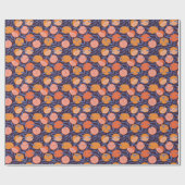 Grapefruit Vintag, tropisches Fruchtmuster. Geschenkpapier (Flach)