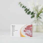 Grapefruit Visitenkarte (Stehend Vorderseite)
