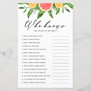 Grapefruit Wer Mama kennt das beste Duschspiel