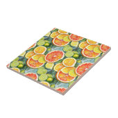 Grapefruit, Zitronen, Limonen und Orangen Citrus Fliese (Seite)