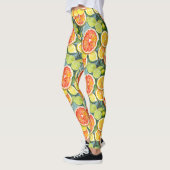 Grapefruit, Zitronen, Limonen und Orangen Citrus Leggings (Links)