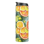 Grapefruit, Zitronen, Limonen und Orangen Citrus Thermosbecher (Nach rechts gedreht)