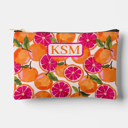 Grapefruit Zubehörtasche (Vorderseite)