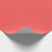 Grapefruitfarbe Geschenkpapier (Ecke)
