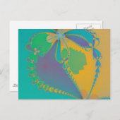 Grapefruitpostkarte Postkarte (Vorne/Hinten)