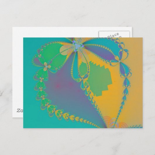 Grapefruitpostkarte Postkarte (Vorne/Hinten)