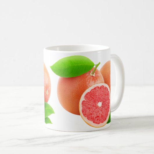 Grapefruits Kaffeetasse (VorderseiteRechts)