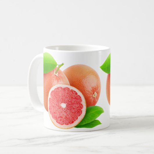 Grapefruits Kaffeetasse (Vorderseite Links)