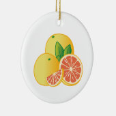 Grapefruits Keramik Ornament (Rechts)