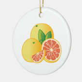 Grapefruits Keramik Ornament (Links)