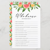 Grapefruits und Orangen, die die Braut am besten k (Vorne/Hinten)