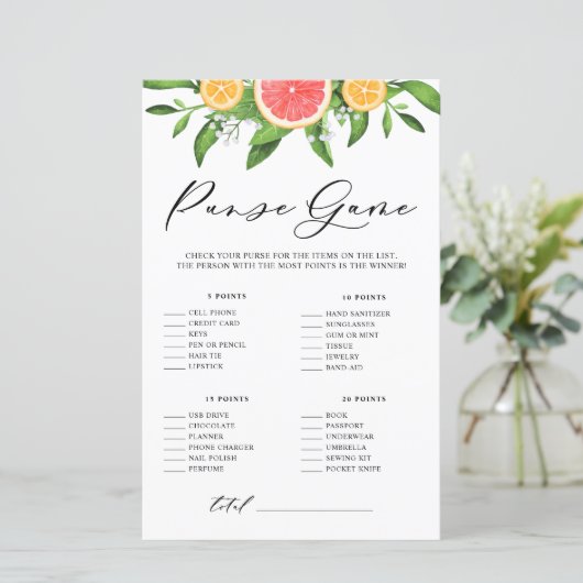 Grapefruits Was ist in deinem Brautparty? (Stehend Vorderseite)