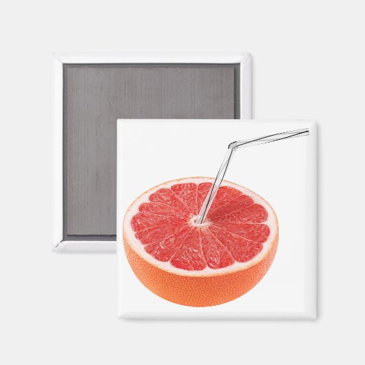 Grapefruitsaft Magnet (Vorderseite/Rückseite)