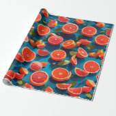 Grapefruitsaft Rainbow Custom Muster Geschenkpapier (Ungerollt)