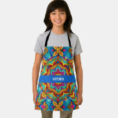 Grapefruitsaft Rainbow Custom Muster Schürze (Insitu)