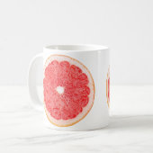 Grapefruitscheibe Kaffeetasse (Vorderseite Links)