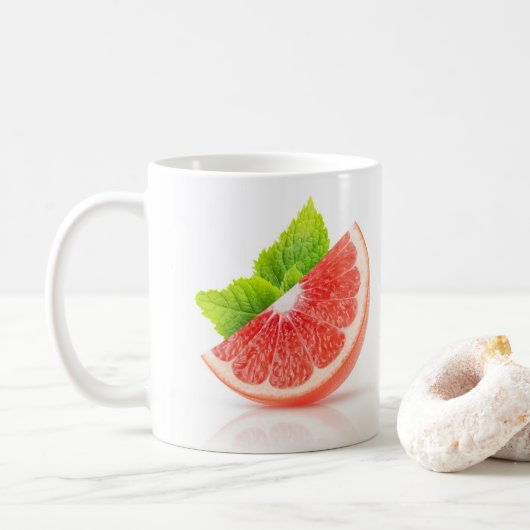 Grapefruitscheibe Kaffeetasse (Mit Donut)
