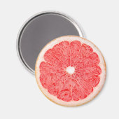 Grapefruitscheibe Magnet (Vorderseite/Rückseite)