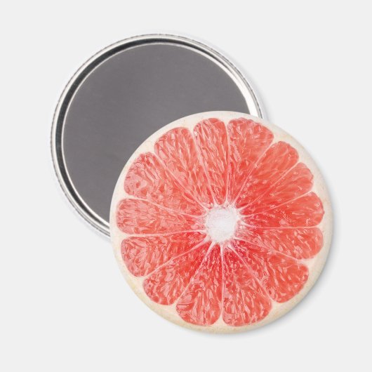 Grapefruitscheibe Magnet (Vorderseite/Rückseite)