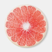Grapefruitscheibe Magnet (Vorne)