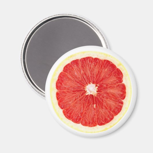 Grapefruitscheibe Magnet (Vorderseite/Rückseite)