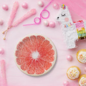 Grapefruitscheibe Pappteller (Party)
