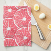 Grapefruitscheiben Geschirrtuch (Viertel Falte)
