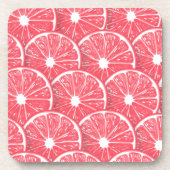Grapefruitscheiben Getränkeuntersetzer (Vorderseite)