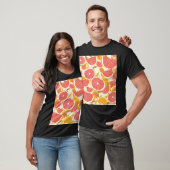 Grapefruitscheiben mit Blätter T-Shirt (Unisex)