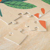 Grapefruitscheiben, modernes, nahtloses Muster. Puzzle (Seite)