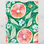 Grapefruitseifenwrap (Rückseite)