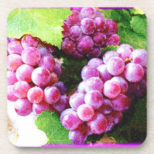 "Grapes Fruit Plant" Cute Photo. Buy Now Getränkeuntersetzer