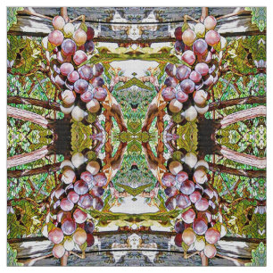 Grapes.Fruit vitrage. Stoff