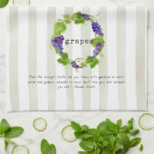 Grapes - Quran Verse Geschirrtuch (Gefaltet)