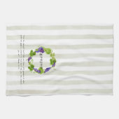 Grapes - Quran Verse Geschirrtuch (Horizontal)