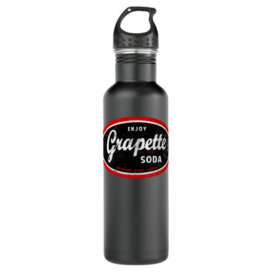 Grapette Soda Essential T Shirt Edelstahlflasche (Vorderseite)