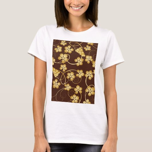 Grapevine Background Womens T - Shirt (Vorderseite)